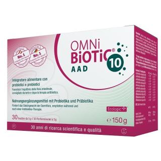 Omni Biotic 10 AAD 30 Buste Probiotico con Antibiotici Infezioni Chemio