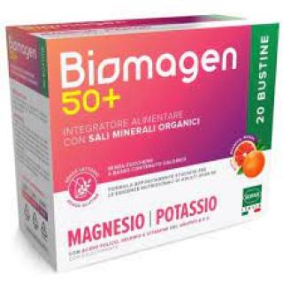 Biomagen Sali Minerali Organici Magnesio Potassio50+ Senza Zuccheri  20 Bustine
