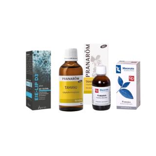 Kit Pelle: Vitamina D Fumaria Tamanu